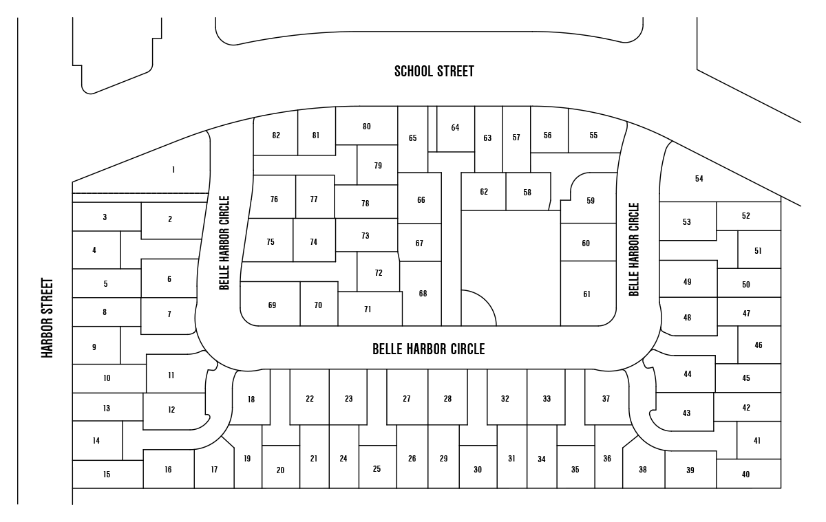 Map showing the location of the Waterstone office at 14 Bell Harbor Circle, with a red marker indicating the building.