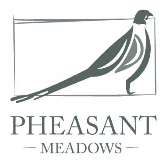 Pheasant Meadows new homes for sale light logo