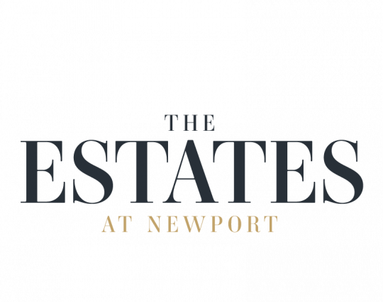 Estates at Newport top home builder light logo