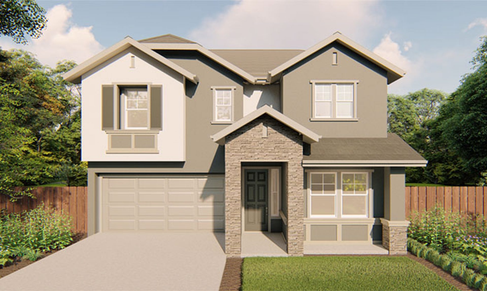 Modern Darby-B Floorplan in New Homes Collection