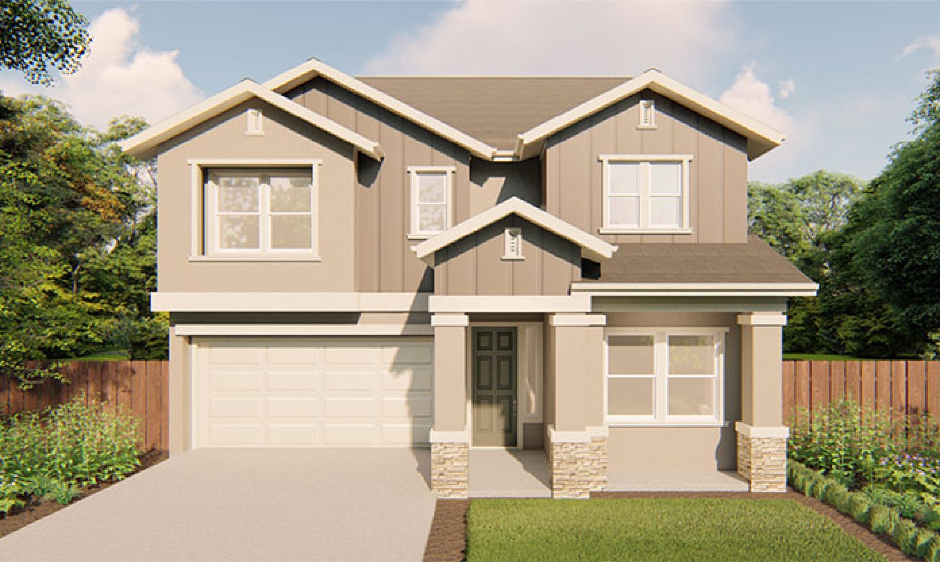 Contemporary Darby-D Floorplan, Brand New Home