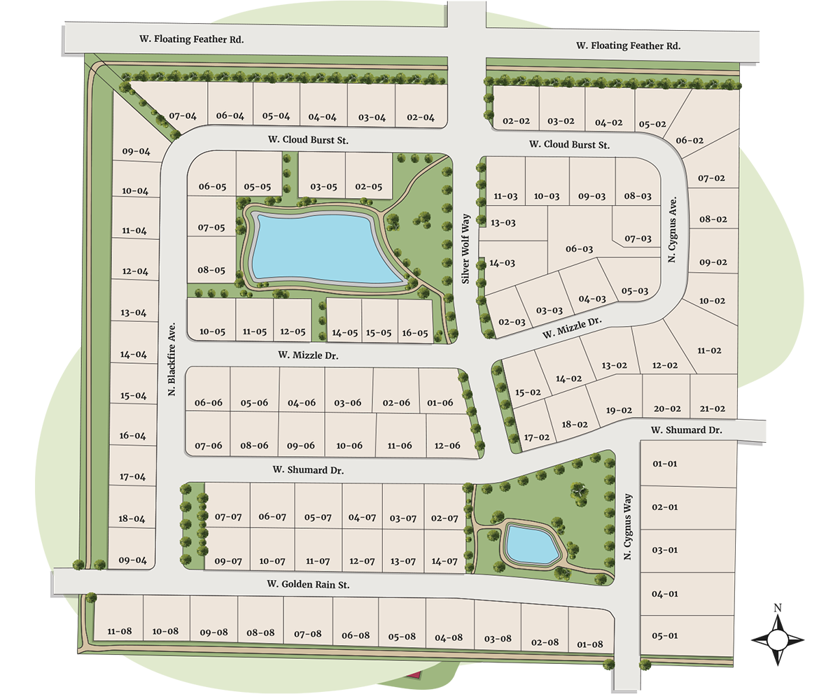Map showing the location of the Cherished Estates office at 10516 W. Cloudburst Street, with a red marker indicating the building.