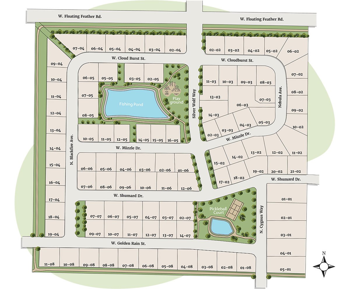 Map showing the location of the Cherished Estates office at 10516 W. Cloudburst Street, with a red marker indicating the building.